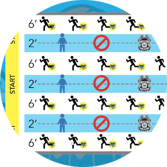 start line