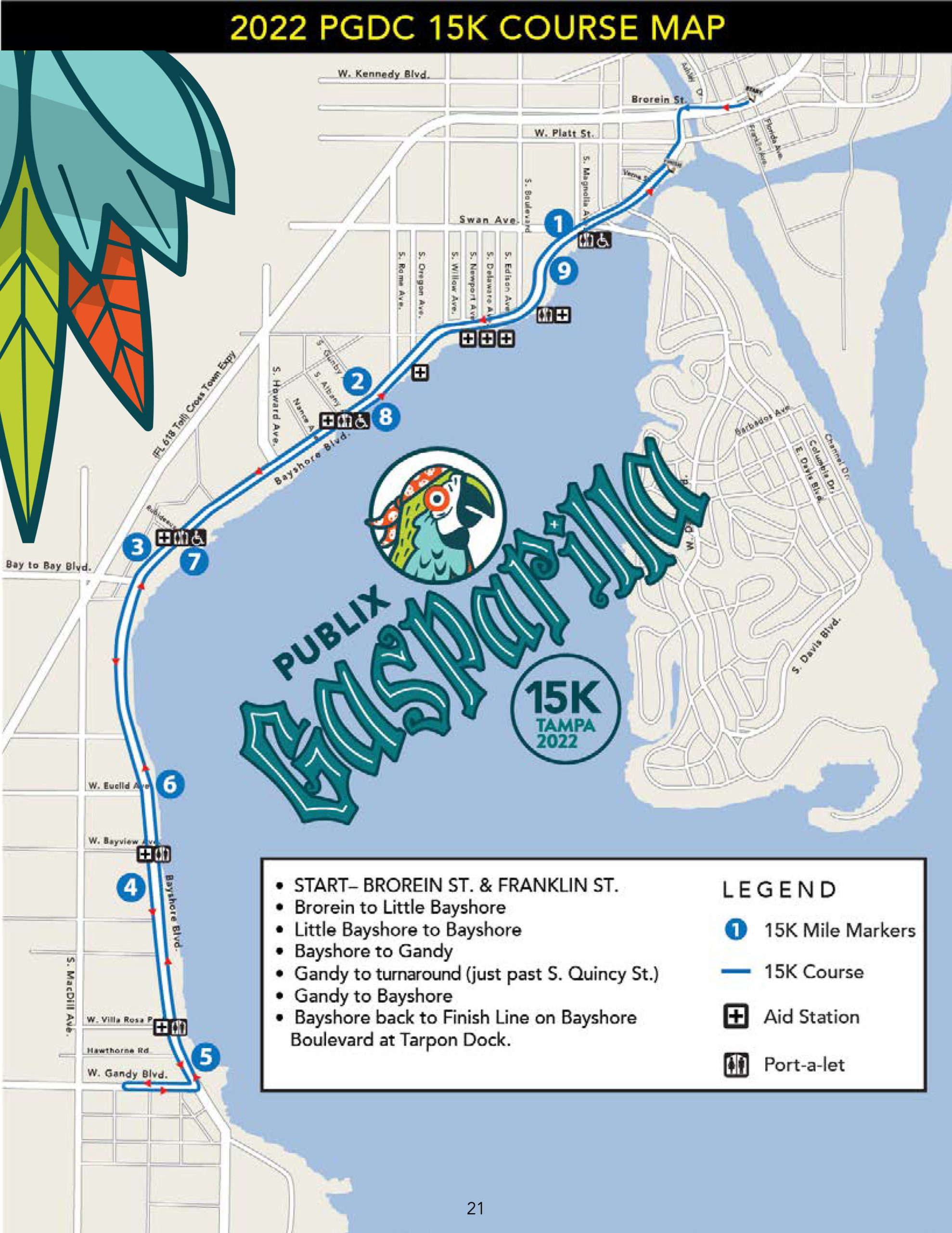 2020 15K Course Map