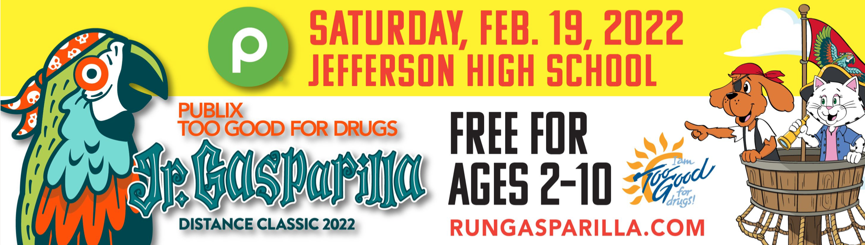 Jr Classic 2021 Publix Too Good For Drugs Jr. Classic Graphic with Carmen & Wagner