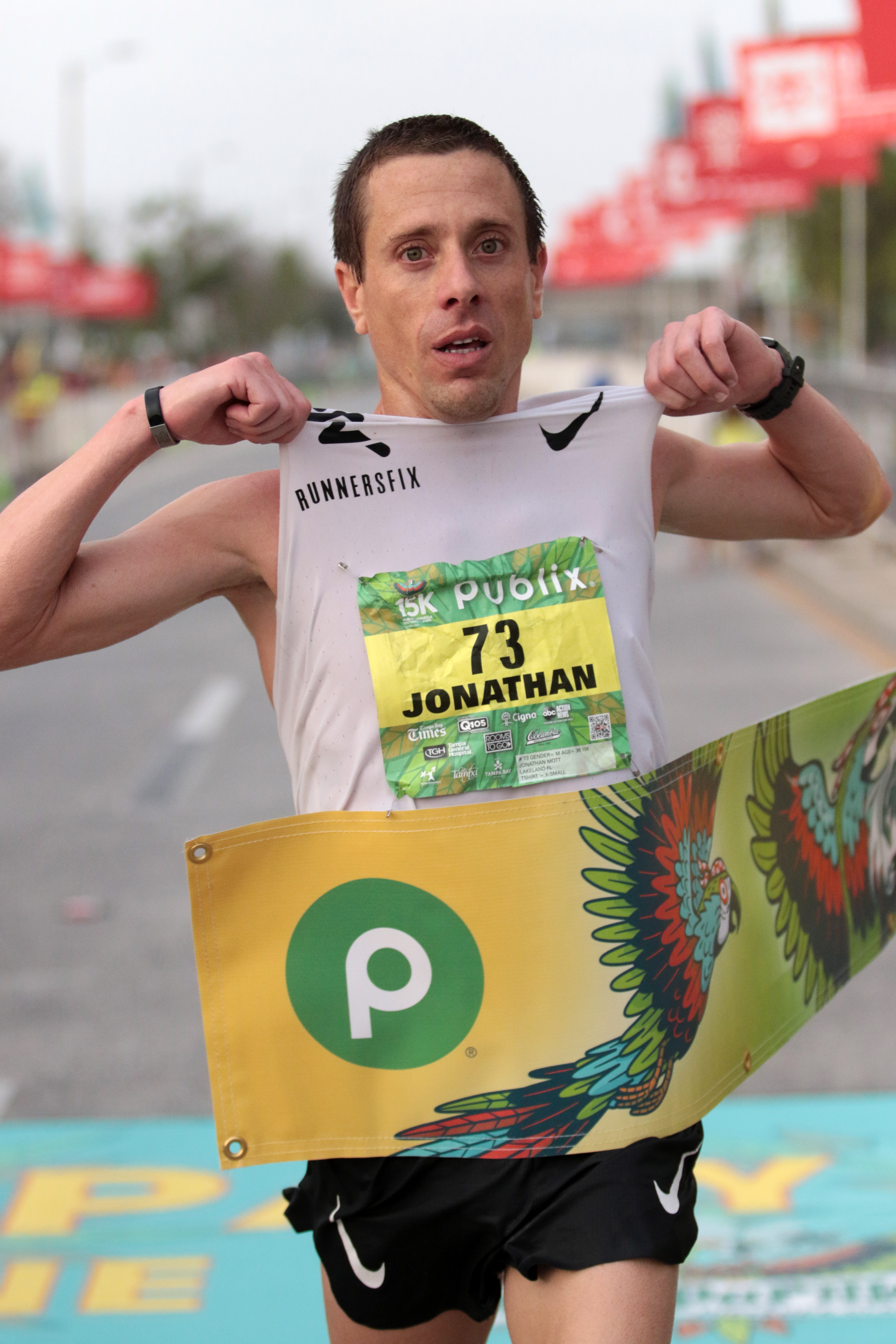 Jon Mott Finish Line 15K